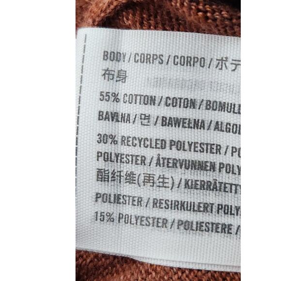 Abercrombie & Fitch Polo Mens XXL Terracotta Chain Link V-Neck Collared Stretch - Picture 6 of 7